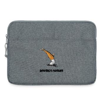 Nature Conservation Water Protection Cigarette - Laptop bag 15" - heather grey - Front