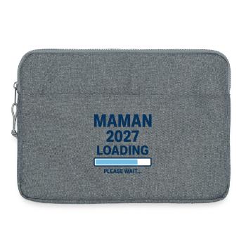 Design Maman 2027 Loading Grossesse - Sacoche pour ordinateur portable 15 pouces - gris chiné - Devant