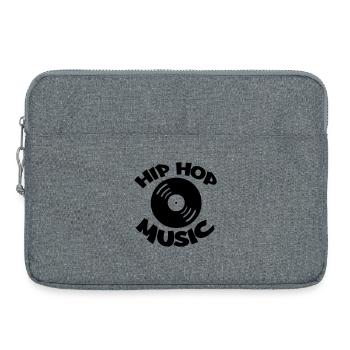 Musique Hip Hop - Sacoche pour ordinateur portable 15 pouces - gris chiné - Devant