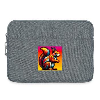 Eichhörnchen - Laptoptasche 15" - Grau meliert - Vorne