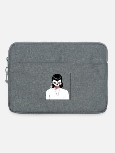 Augen - Laptoptasche 15" - Grau meliert
