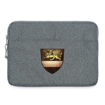 Rostock | Vintage Style | Greif - Laptoptasche 15" - Grau meliert - Vorne