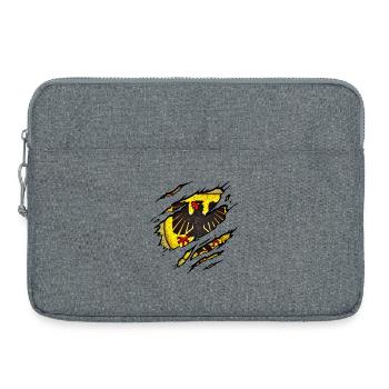 Dortmund - Dortmund déchiré - Sacoche pour ordinateur portable 15 pouces - gris chiné - Devant