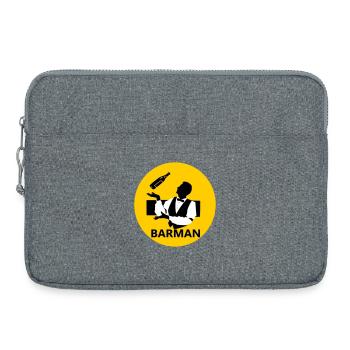 Barkeeper - Laptoptasche 15" - Grau meliert - Vorne