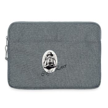 Amateur de café - Sacoche pour ordinateur portable 15 pouces - gris chiné - Devant