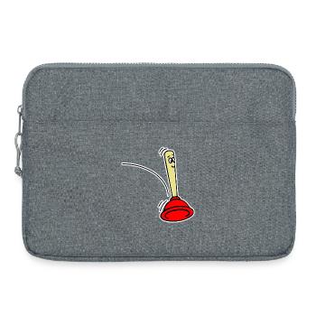 Pömpel Jumping - Laptoptasche 15" - Grau meliert - Vorne