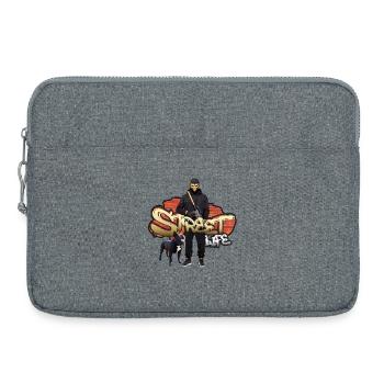 Gangster Straßen Leben - Laptoptasche 15" - Grau meliert - Vorne