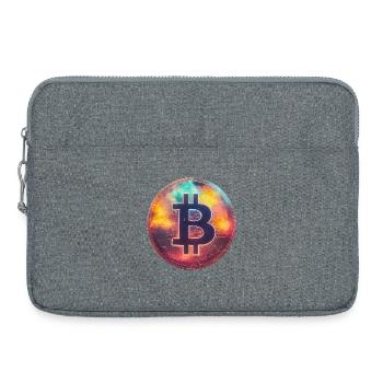 Bitcoin spectaculaire - Sacoche pour ordinateur portable 15 pouces - gris chiné - Devant