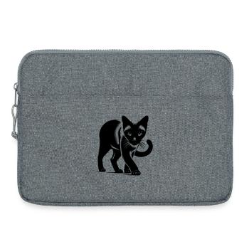 Siamkatze - Laptoptasche 15" - Grau meliert - Vorne