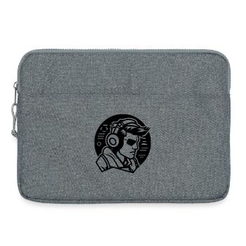 Amateurs de jeux - Sacoche pour ordinateur portable 15 pouces - gris chiné - Devant