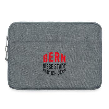I LIKE THIS CITY - Laptop bag 15" - heather grey - Front