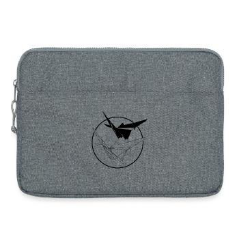Origami 1 - Sacoche pour ordinateur portable 15 pouces - gris chiné - Devant