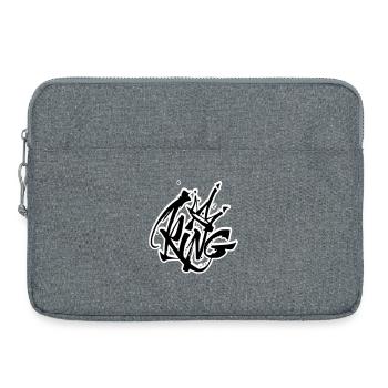 Lettrage King Graffiti - Sacoche pour ordinateur portable 15 pouces - gris chiné - Devant