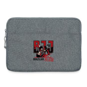 Jiu-Jitsu brésilien Arts martiaux - Sacoche pour ordinateur portable 15 pouces - gris chiné - Devant