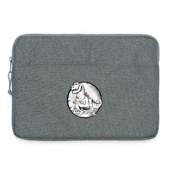 T Rex Gamer - Laptop bag 15" - heather grey - Front