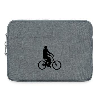 Fahrrad - Laptoptasche 15" - Grau meliert - Vorne