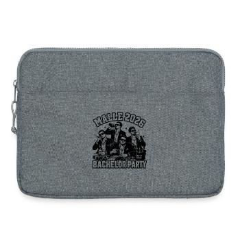 Malle 2026 Bachelor Party Bachelor Party Malle 2026 - Laptop bag 15" - heather grey - Front