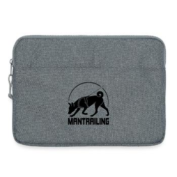 Basenji Mantrailing Hundesport Hunde Wilsigns - Laptoptasche 15" - Grau meliert - Vorne
