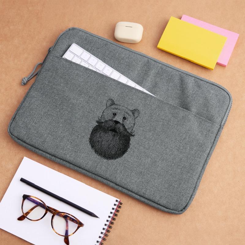 Bär oder Bart Laptoptasche 15"