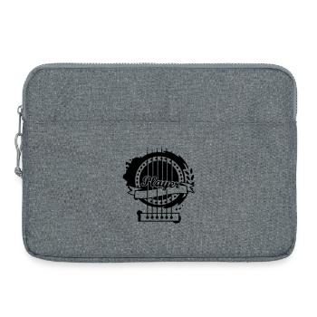 Une partie d'une guitare classique - Sacoche pour ordinateur portable 15 pouces - gris chiné - Devant