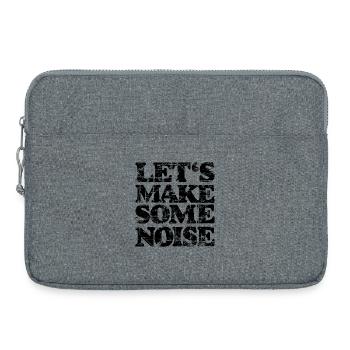 LET'S MAKE SOME NOISE Vintage Black - Sacoche pour ordinateur portable 15 pouces - gris chiné - Devant