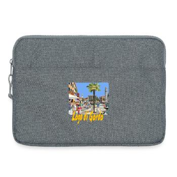 Lac de garde - Sacoche pour ordinateur portable 15 pouces - gris chiné - Devant