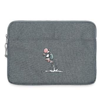 Power cow with extra milk - cows - gift - Laptop bag 15" - heather grey - Front