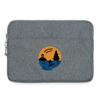 Liberté de Munich dans le jardin anglais - Sacoche pour ordinateur portable 15 pouces - gris chiné - Devant