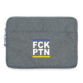 FCK PTN - Sacoche pour ordinateur portable 15 pouces - gris chiné - Devant