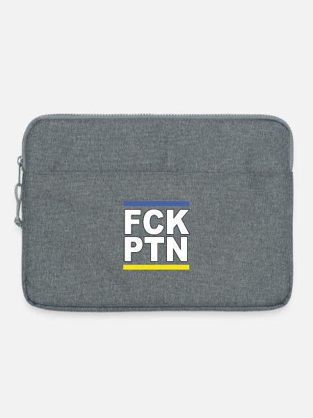 FCK PTN - Laptoptasche 15" - Grau meliert