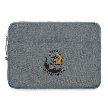 Happy Monkeyween - Sacoche pour ordinateur portable 15 pouces - gris chiné - Devant