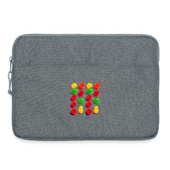 Süßigkeiten - Laptoptasche 15" - Grau meliert - Vorne