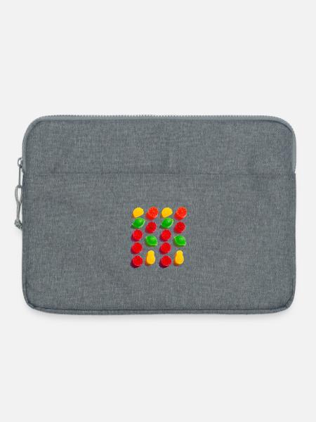 Süßigkeiten - Laptoptasche 15" - Grau meliert