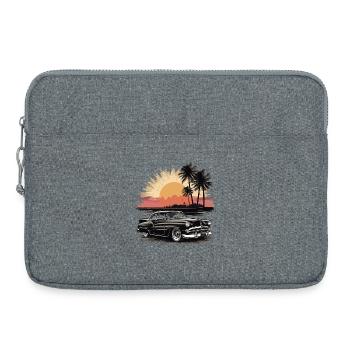 Voitures de collection 1950 - Sacoche pour ordinateur portable 15 pouces - gris chiné - Devant