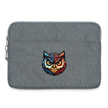 Eule - Laptoptasche 15" - Grau meliert - Vorne