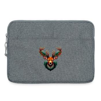 Cerf - Sacoche pour ordinateur portable 15 pouces - gris chiné - Devant