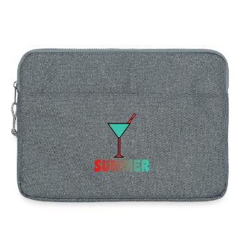 Jahrestag. Jubiläumsdekade. Humor. komisch - Laptoptasche 15" - Grau meliert - Vorne