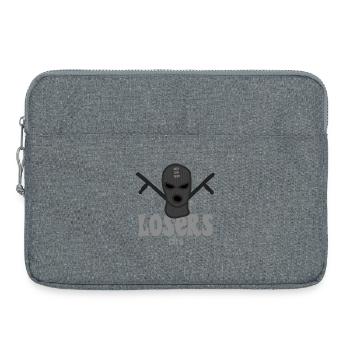 Voyou en manifestation - Sacoche pour ordinateur portable 15 pouces - gris chiné - Devant