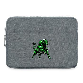 Taureau - Sacoche pour ordinateur portable 15 pouces - gris chiné - Devant