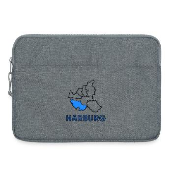 Harburg, un quartier de Hambourg - Sacoche pour ordinateur portable 15 pouces - gris chiné - Devant