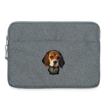 Beagle - Laptoptasche 15" - Grau meliert - Vorne