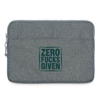 Relaxed rebellious statement design - Laptop bag 15" - heather grey - Front