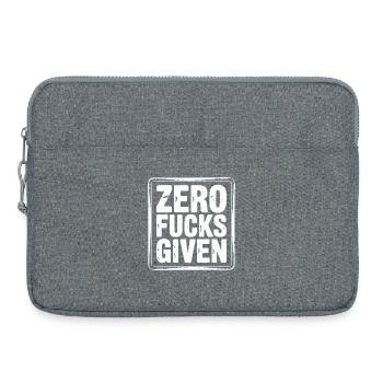 Minimalist Bold Protest Quote Design - Laptop bag 15" - heather grey - Front