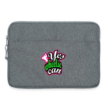  Wheelie Streetstyle Design - Laptoptasche 15" - Grau meliert - Vorne