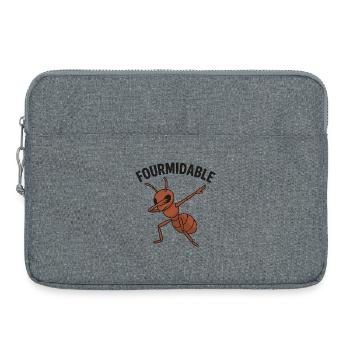 Fourmidable Dab Ant - Laptop bag 15" - heather grey - Front