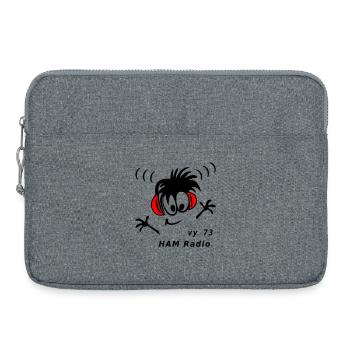 Radio Operator Amateur Radio Operator - Laptop bag 15" - heather grey - Front