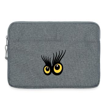 Eyes - Laptop bag 15" - heather grey - Front
