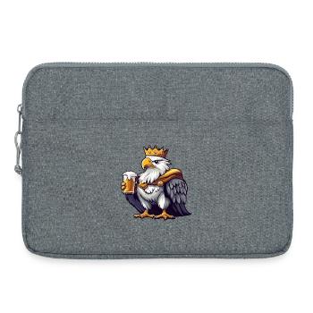 Eagle Beer King - Laptop bag 15" - heather grey - Front
