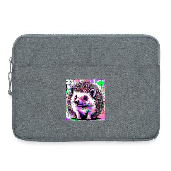 hedgehog - Laptop bag 15" - heather grey - Front