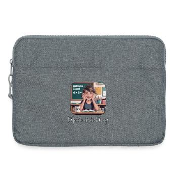 Funny Made It to May Teacher Girls Meme Last Day  - Laptop bag 15" - heather grey - Front